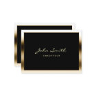 Driver Modern Gold Framed Chauffeur