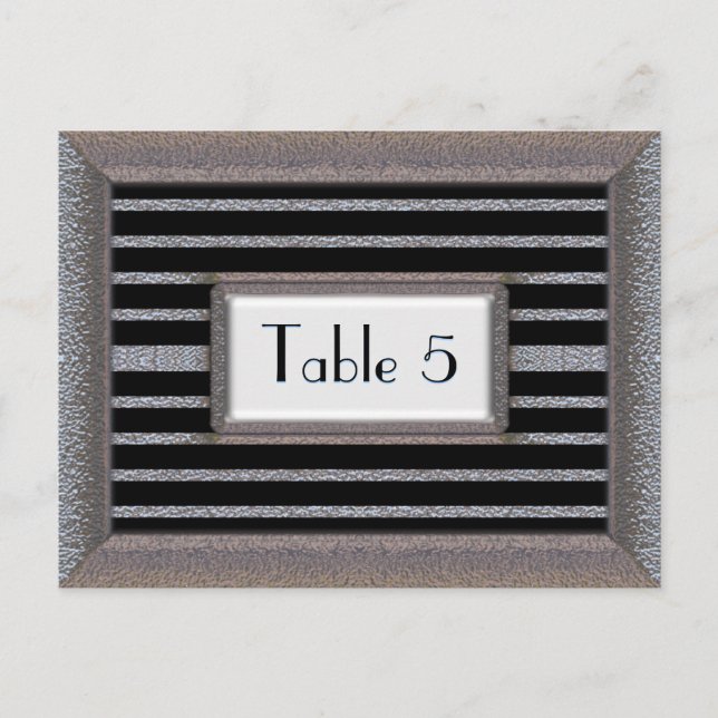 Driver Number Card (Front)