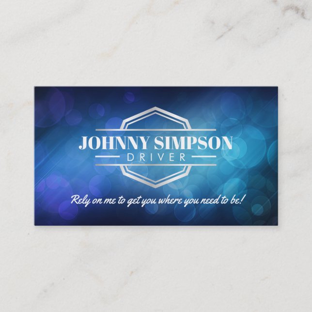 Driver Taxi Business Cards (Front)