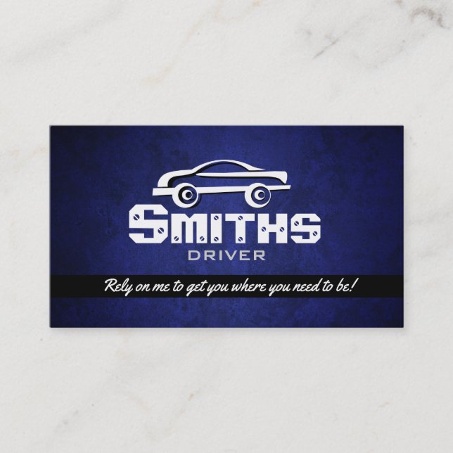 Driver Taxi Business Cards (Front)