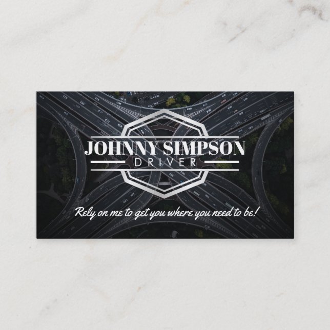 Driver Taxi Business Cards (Front)