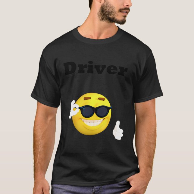 Driver Taxi Truck Delivery Rideshare Bus Drivers D T-Shirt (Front)
