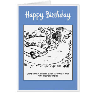 Driver Told To Watch Out For Hedgehogs Joke