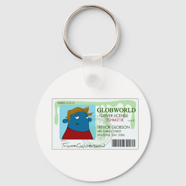 Drivers License Key Ring (Front)