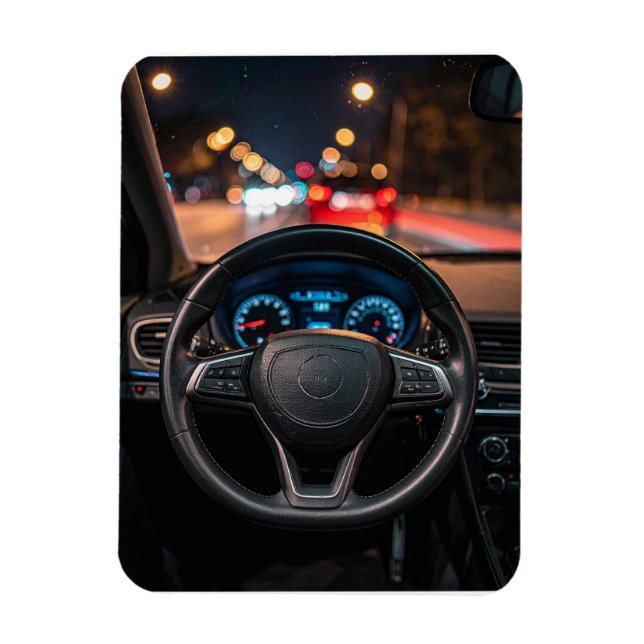 Driving car magnet (Vertical)