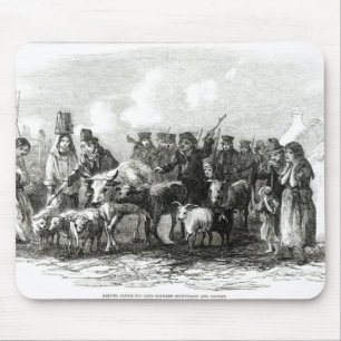 Driving Cattle for Rent Mouse Mat