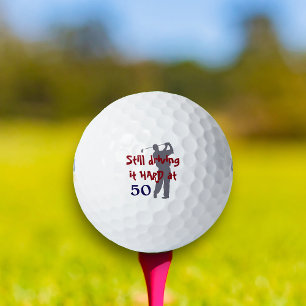 Driving Golf Hard at 50 Balls