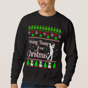 Driving Home For Christmas, Ugly Xmas Sweater Golf