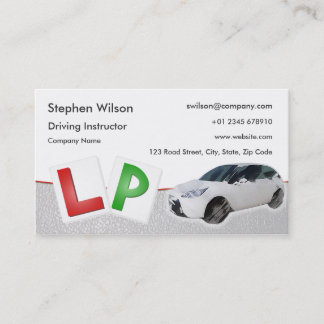 Driving Instructor Business Card