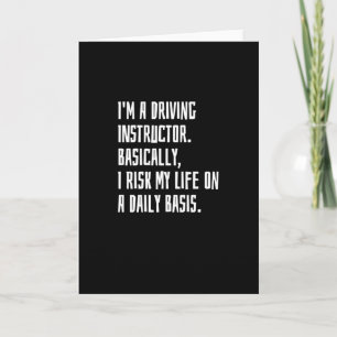 Driving Instructor Card