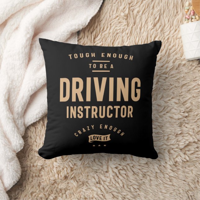 Driving Instructor Funny Job Occupation Cushion (Blanket)