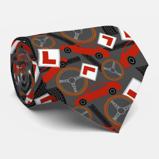 Driving Instructor Novelty Patterned Tie