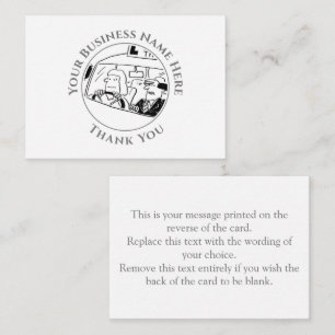 Driving Instructor Thank You Note Card