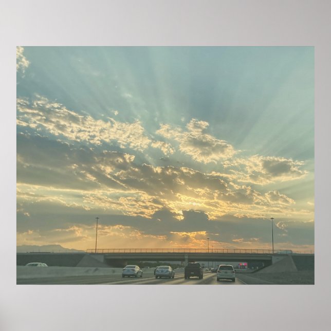 Driving Into the Light Poster (Front)