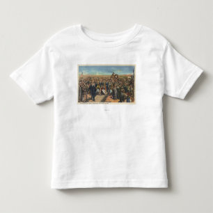 Driving Last Spike - Railroad Track Toddler T-Shirt