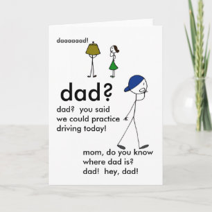 Driving Lesson Card