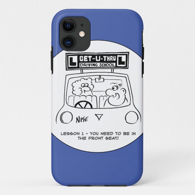 Driving Lesson - Pupil in the wrong seat Case-Mate iPhone Case (Back)