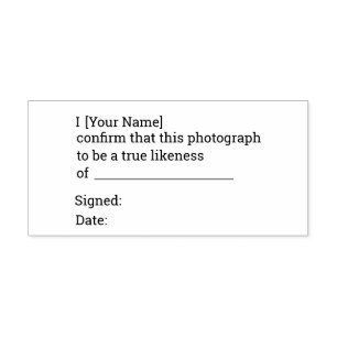 Driving Licence Photo Certify Stamp