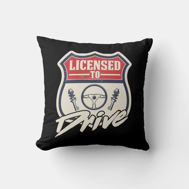 Driving License Exam passed New Driver Cushion (Front)