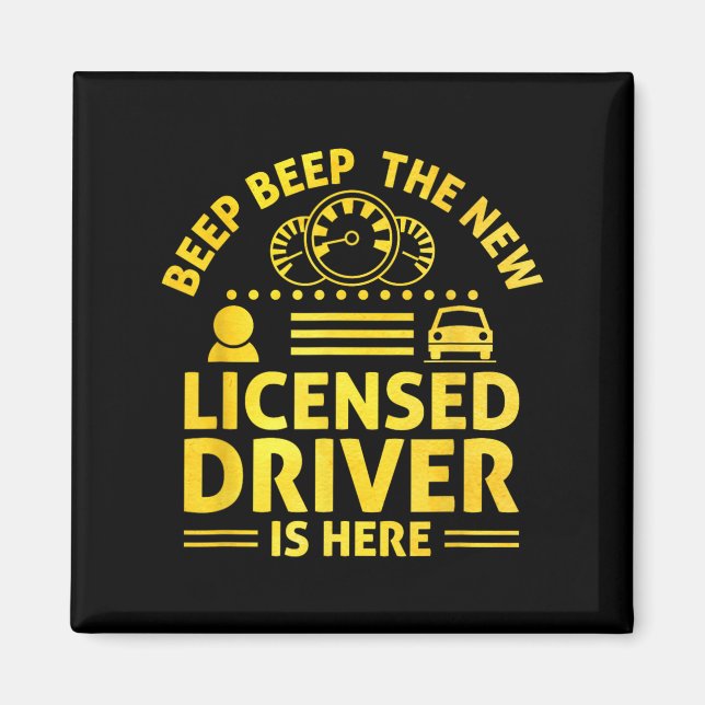 Driving License Ped New Driver Permit Driving Scho Magnet (Front)