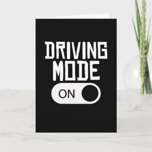 Driving Mode On 16 Year new drivers license Card
