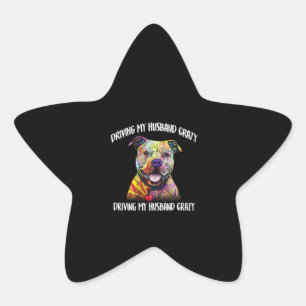 driving my husband crazy star sticker