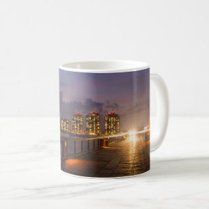 Driving On Navarre Beach Pier Coffee Mug