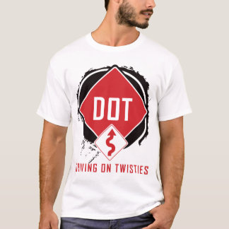 Driving On Twisties - B-Red T-Shirt