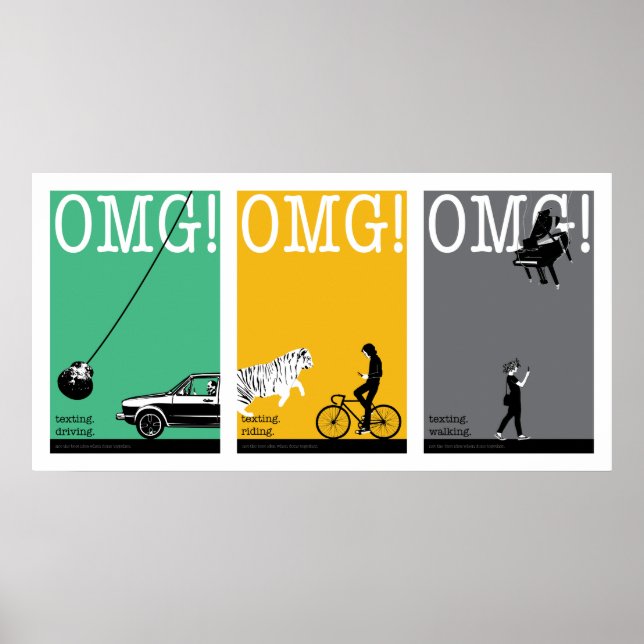 driving. riding. walking. 4 poster (Front)