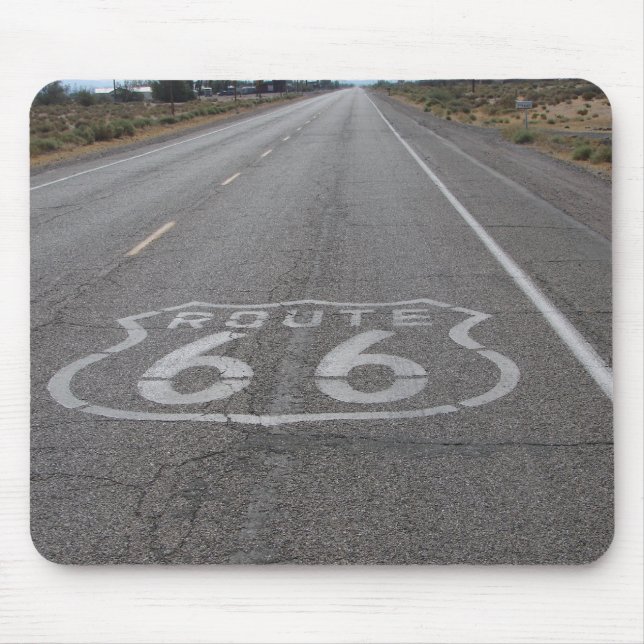 Driving Route 66 Mouse Mat (Front)