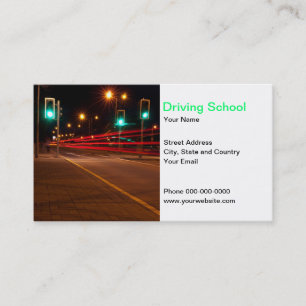 Driving School Business Card