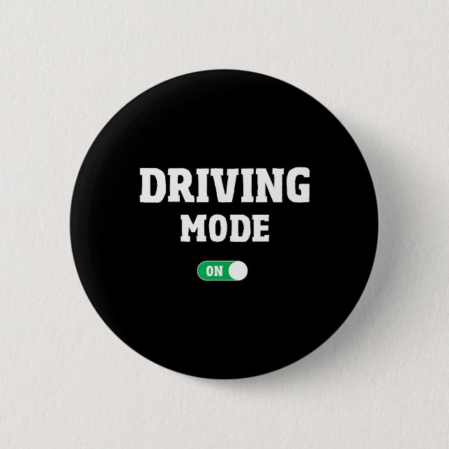 Driving School Test - Funny Driver's License Drivi 6 Cm Round Badge (Front)