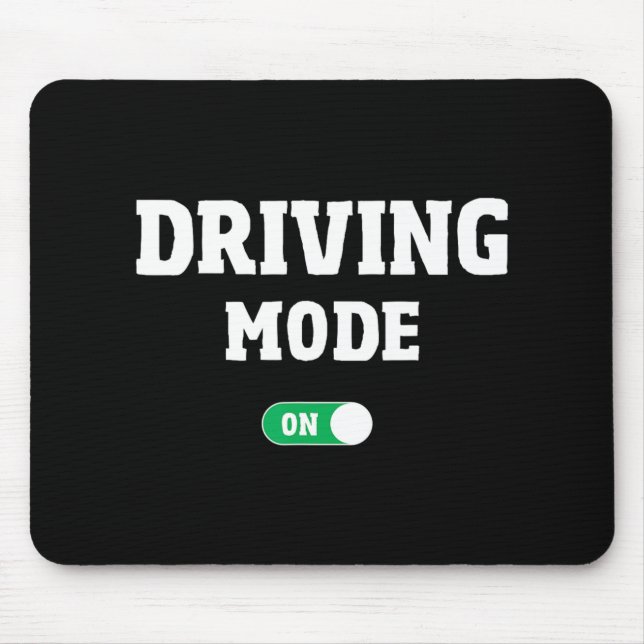 Driving School Test - Funny Driver's License Drivi Mouse Mat (Front)