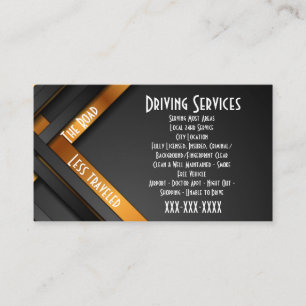 Driving Service Business Card