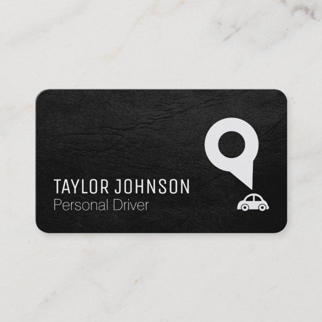 Driving Service Business Card (Front)