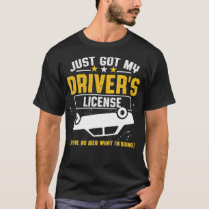 Driving Test Passed New Driver Just Got My Drivers T-Shirt