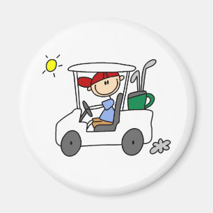 Driving The Golf Cart Magnet