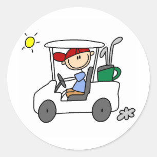 Driving The Golf Cart Sticker