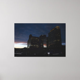 Driving Through Midtown Atlanta - Canvas Print