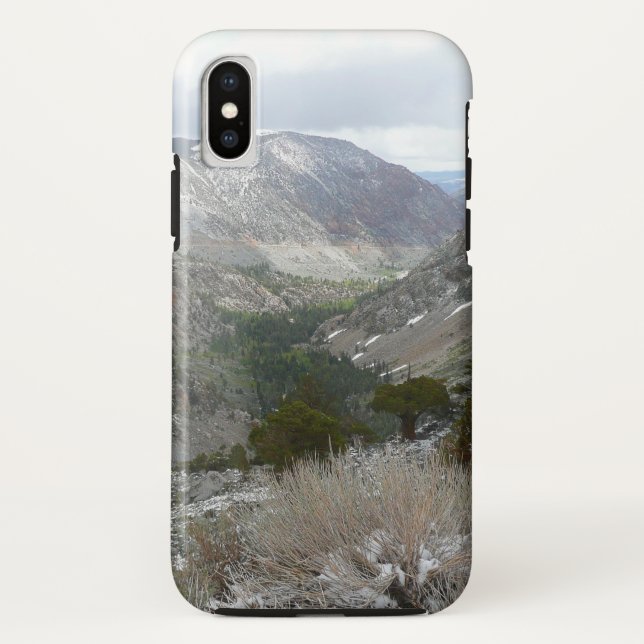 Driving Through the Snowy Sierra Nevada Mountains Case-Mate iPhone Case (Back)