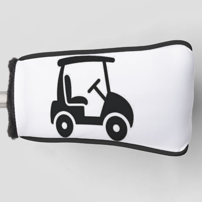 Driving to the green golf head cover (Front)