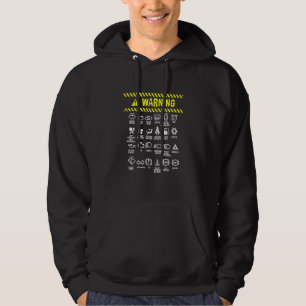 Driving Warning Signs 101 Auto Mechanic Driver Hoodie