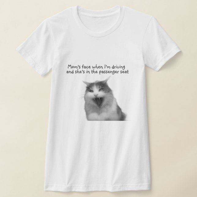 Driving with Mum T-Shirt (Laydown)