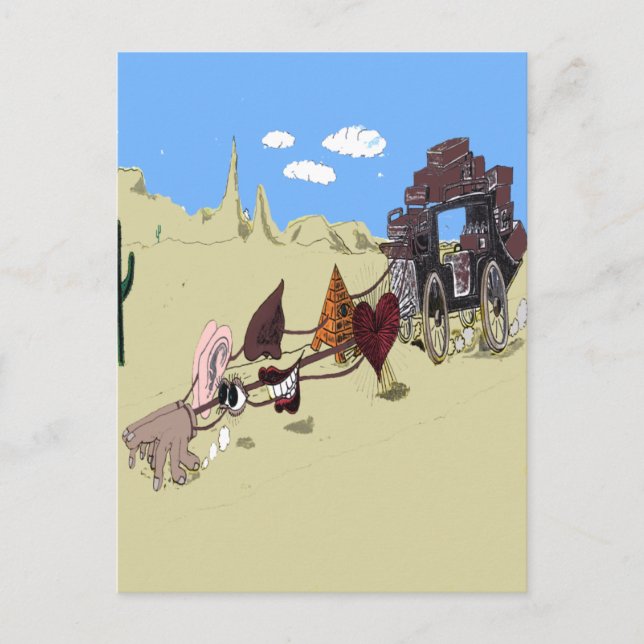 Driving Your Senses Postcard (Front)