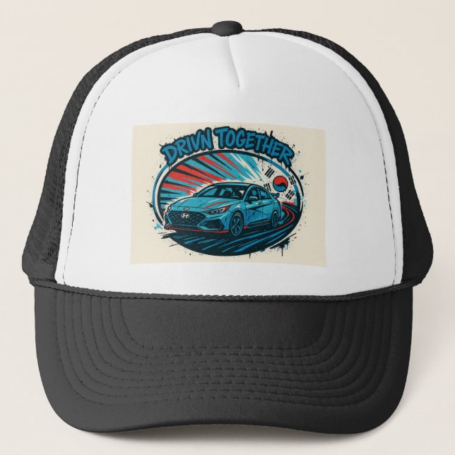 Driv'N Together - Graffiti Style Trucker Hat (Front)
