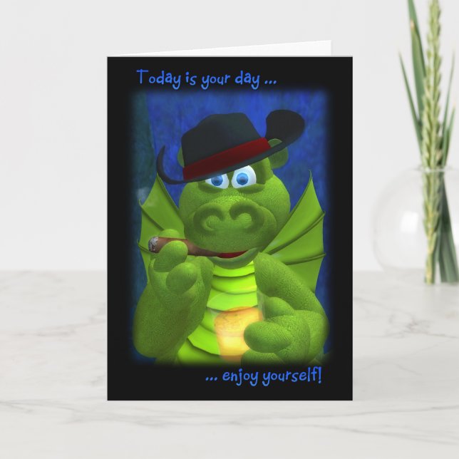 Drolly Dragons Father's Day Card (Front)