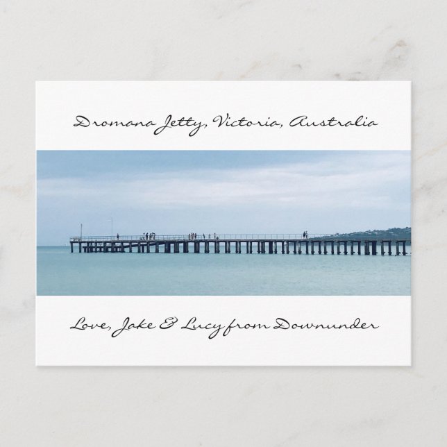 Dromana Jetty, Victoria, Australia Postcard (Front)