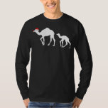 Dromedary Camels   Santa Hat Christmas T-Shirt<br><div class="desc">Dromedary Camels   Santa Hat Christmas</div>