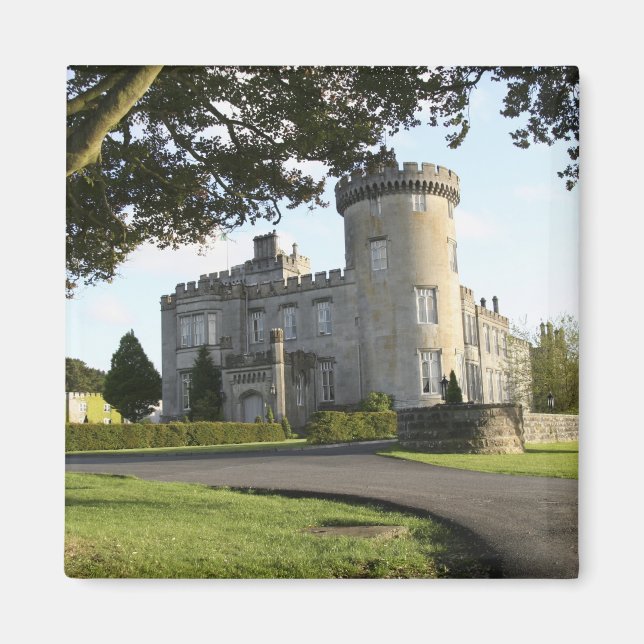 Dromoland Castle side entrance with no people Magnet (Front)