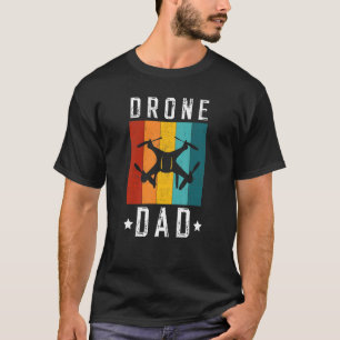 Drone Dad Vintage Retro For Drone Technologists T-Shirt